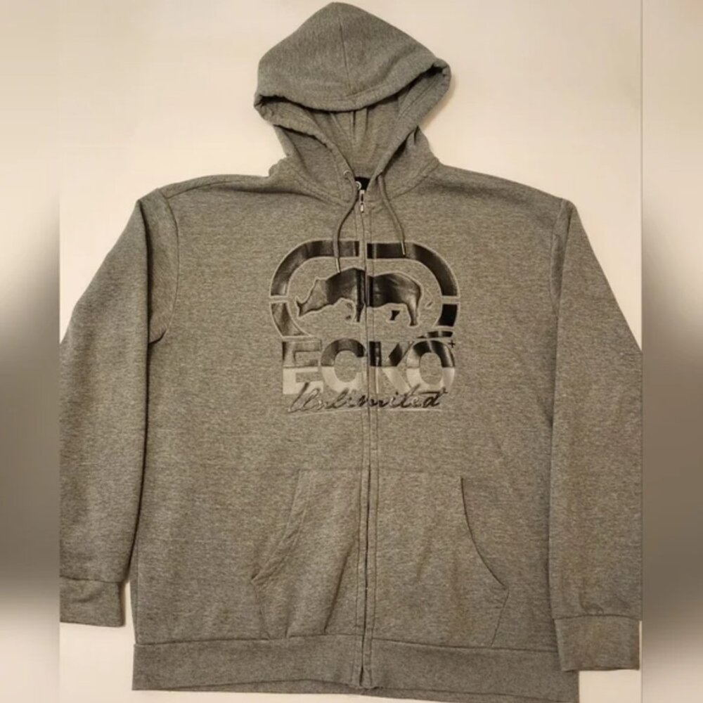 Vintage Gray Ecko Unlimited Hoodie - 2XL